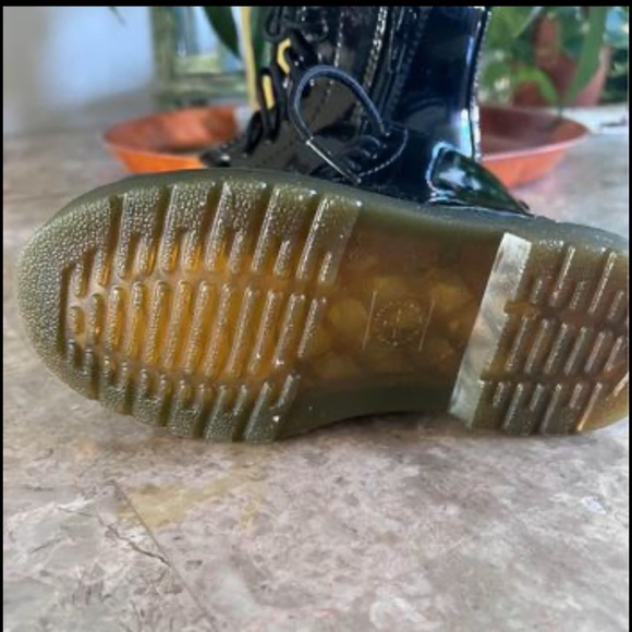 Dr. Martens 1460 8-Eye Patent Boot - Little Kid / Big Kid - Black - Picture 2 of 5